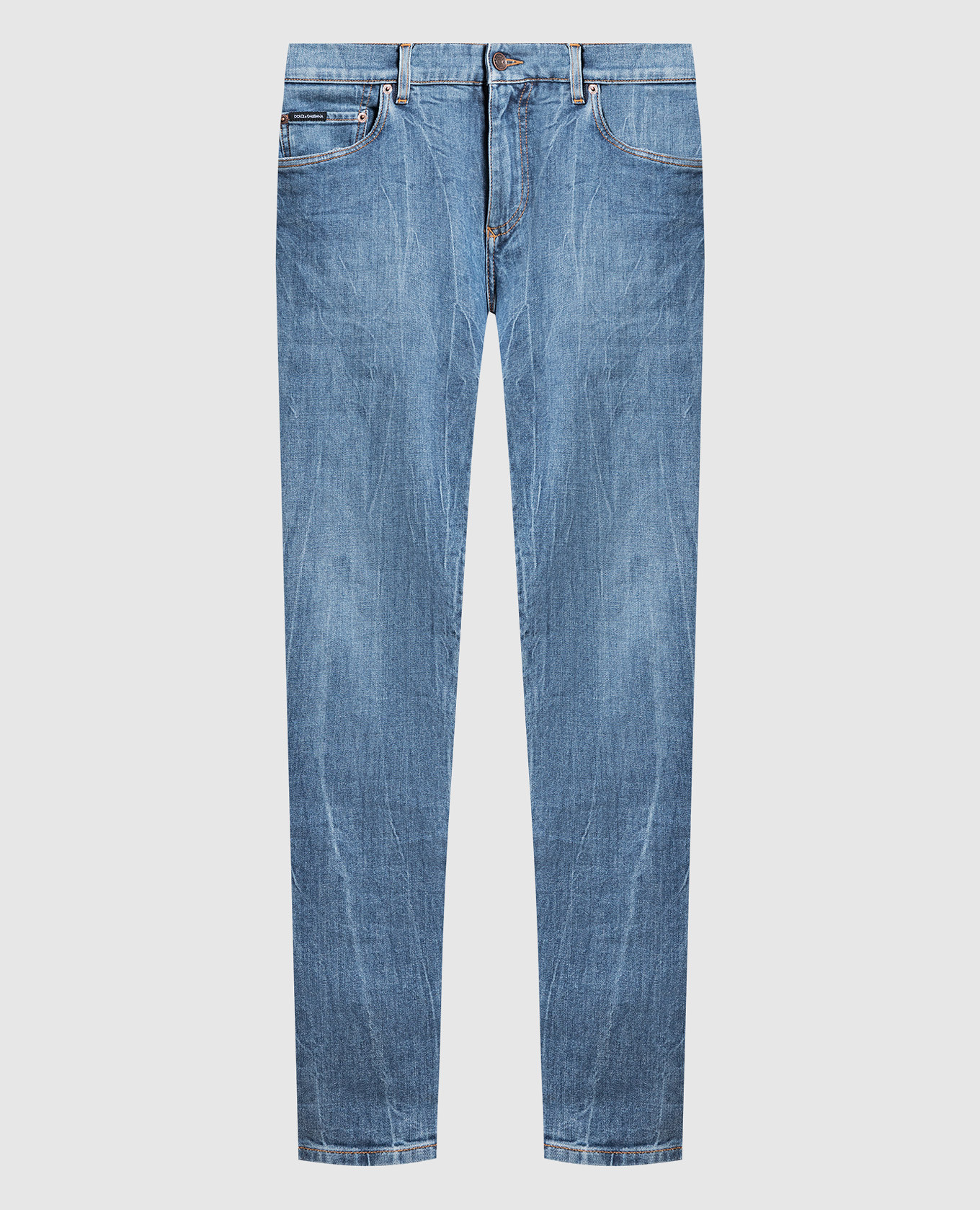 

Blue jeans with a distressed effect Dolce&Gabbana