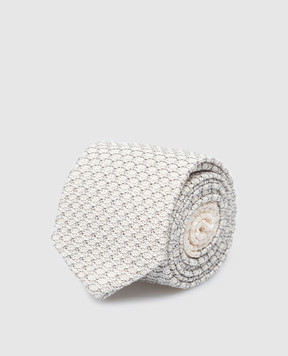 Stefano Ricci Children's silk tie in a geometric pattern YCRMTSR8189