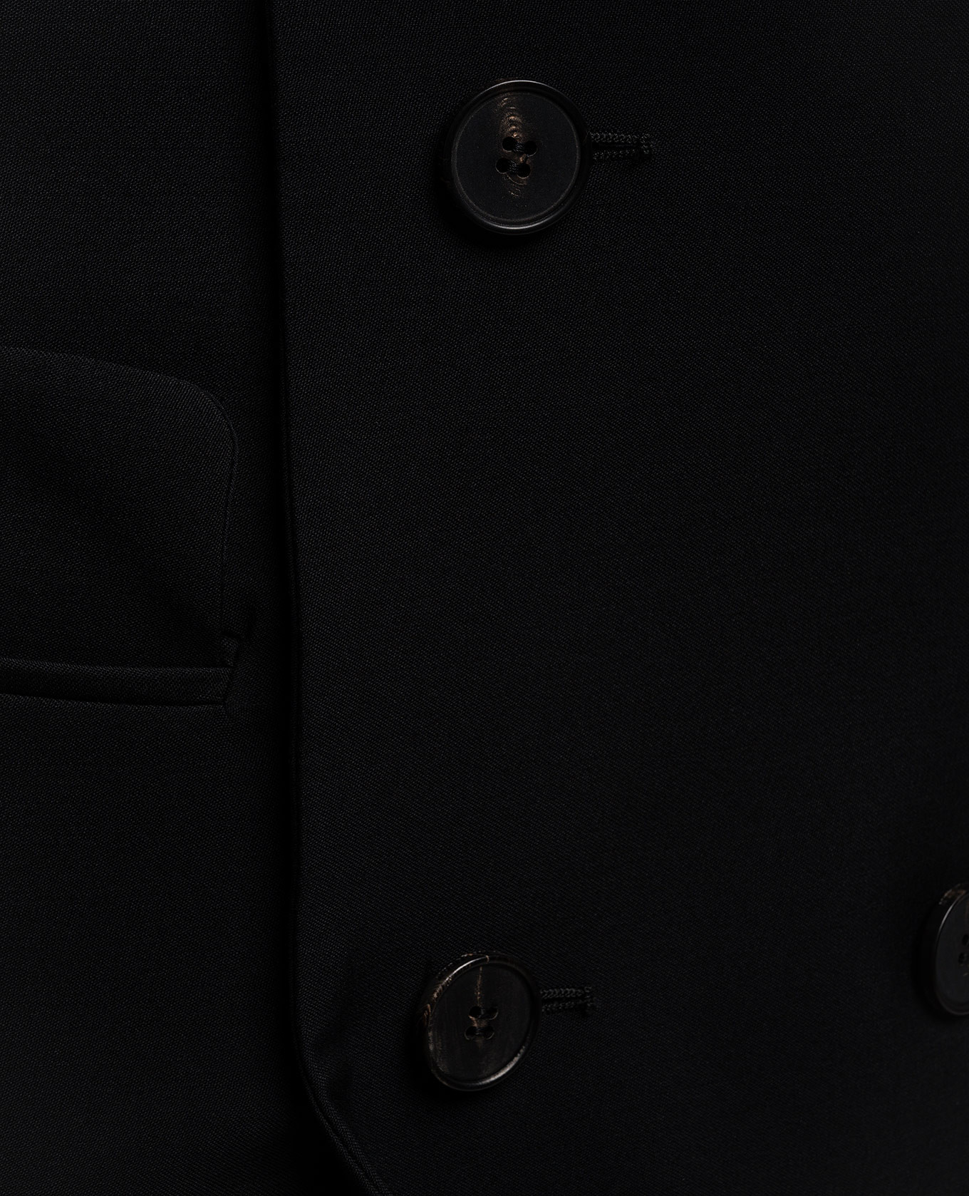 Black skirt made of wool in the form of an inverted jacket Alexander McQueen 5
