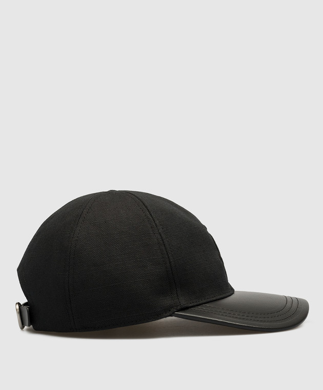 Jil Sander - Black cap with logo embroidery J01TC0101J46421 - shop