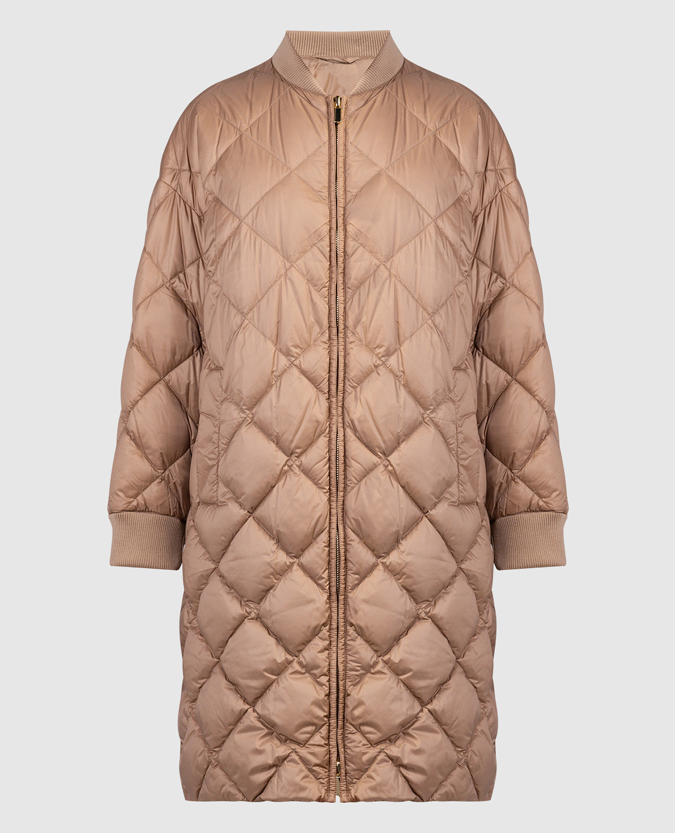

Trebi brown down jacket Max Mara, Коричневый