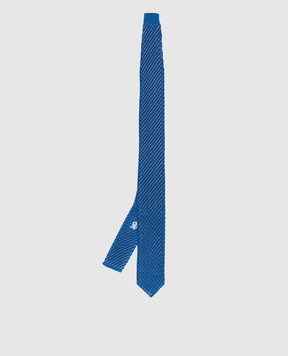 Stefano Ricci Children's blue silk tie YCRM3600SETA