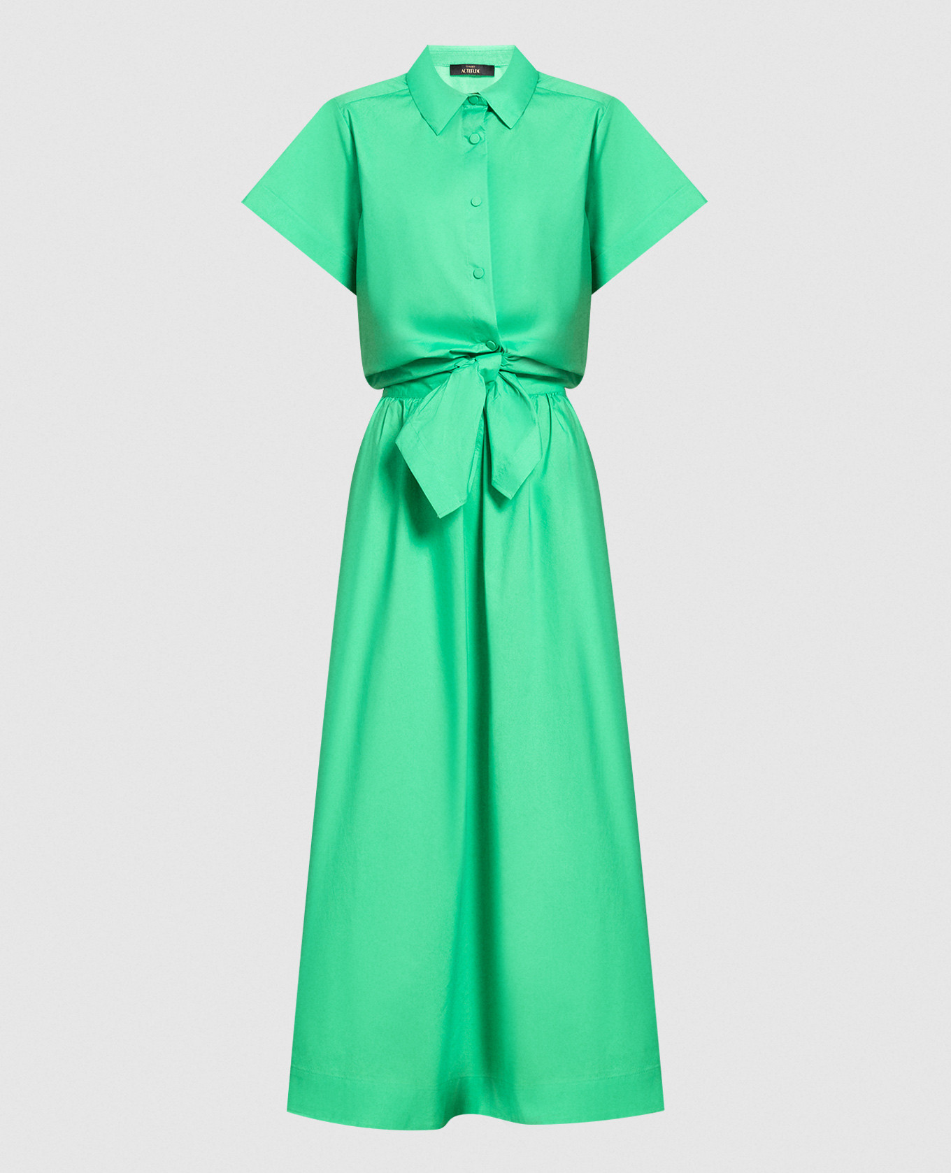 Twinset Actitude - Green shirt dress 231AP2089 - shop with Luxembourg  delivery at Symbol