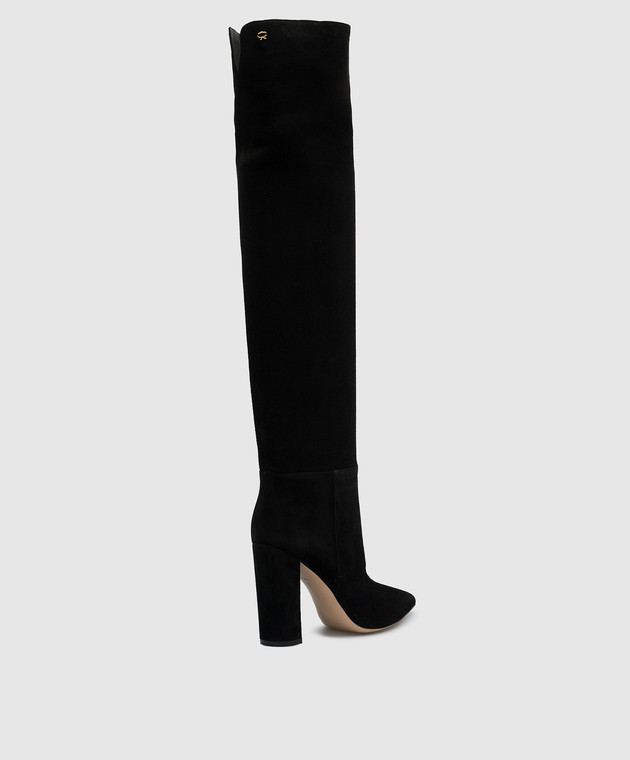 Gianvito rossi black suede boots shop