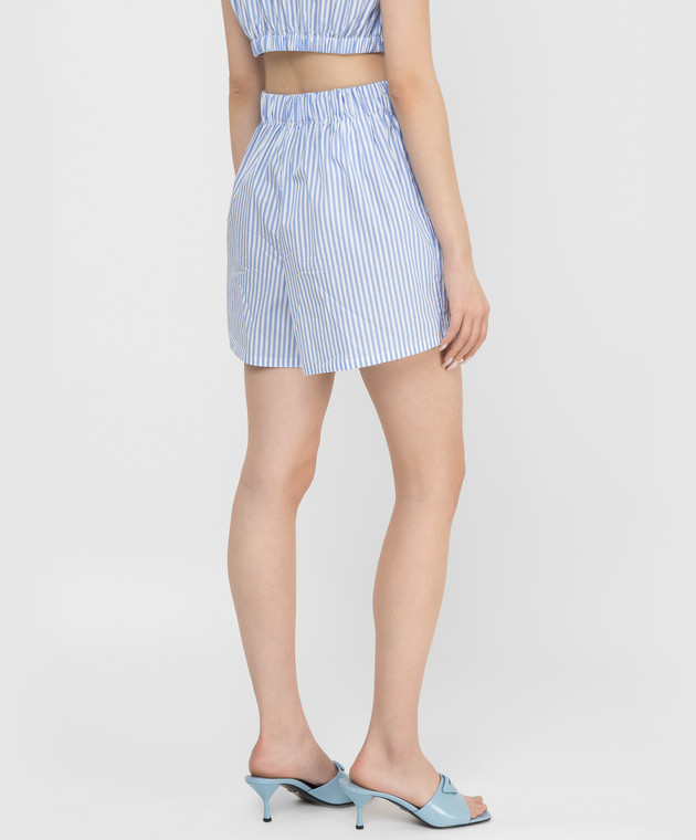 関税込 PRADA | Striped chambray miniskirt P133KC Prada striped chambray miniskirt | farfetch | REVERSIBLE