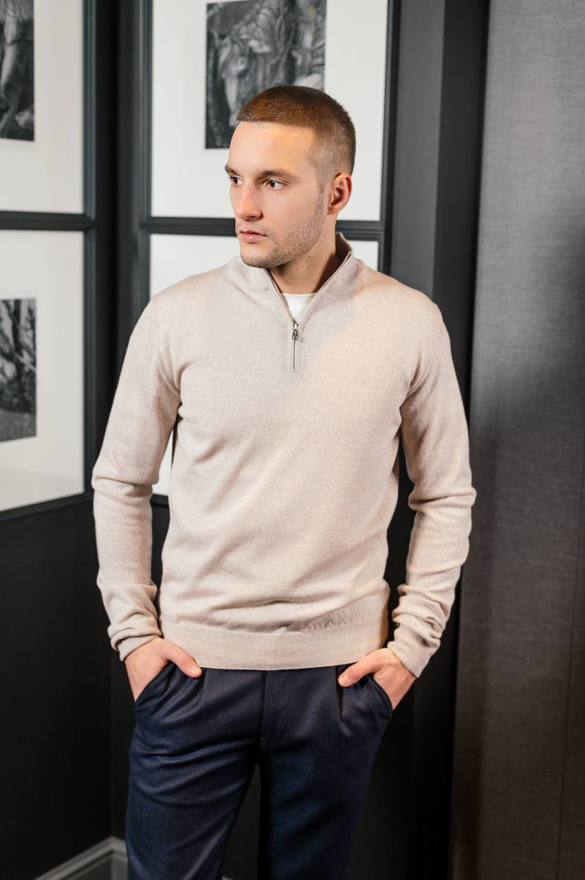 

Beige woolen jumper Cashmere&Whiskey