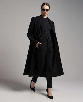 WARDROBE.NYC Black pants made of wool with stripes W2015PC