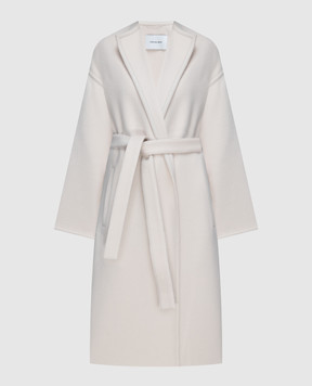 Yves Salomon Beige wool and cashmere coat 24EYM00106CATL