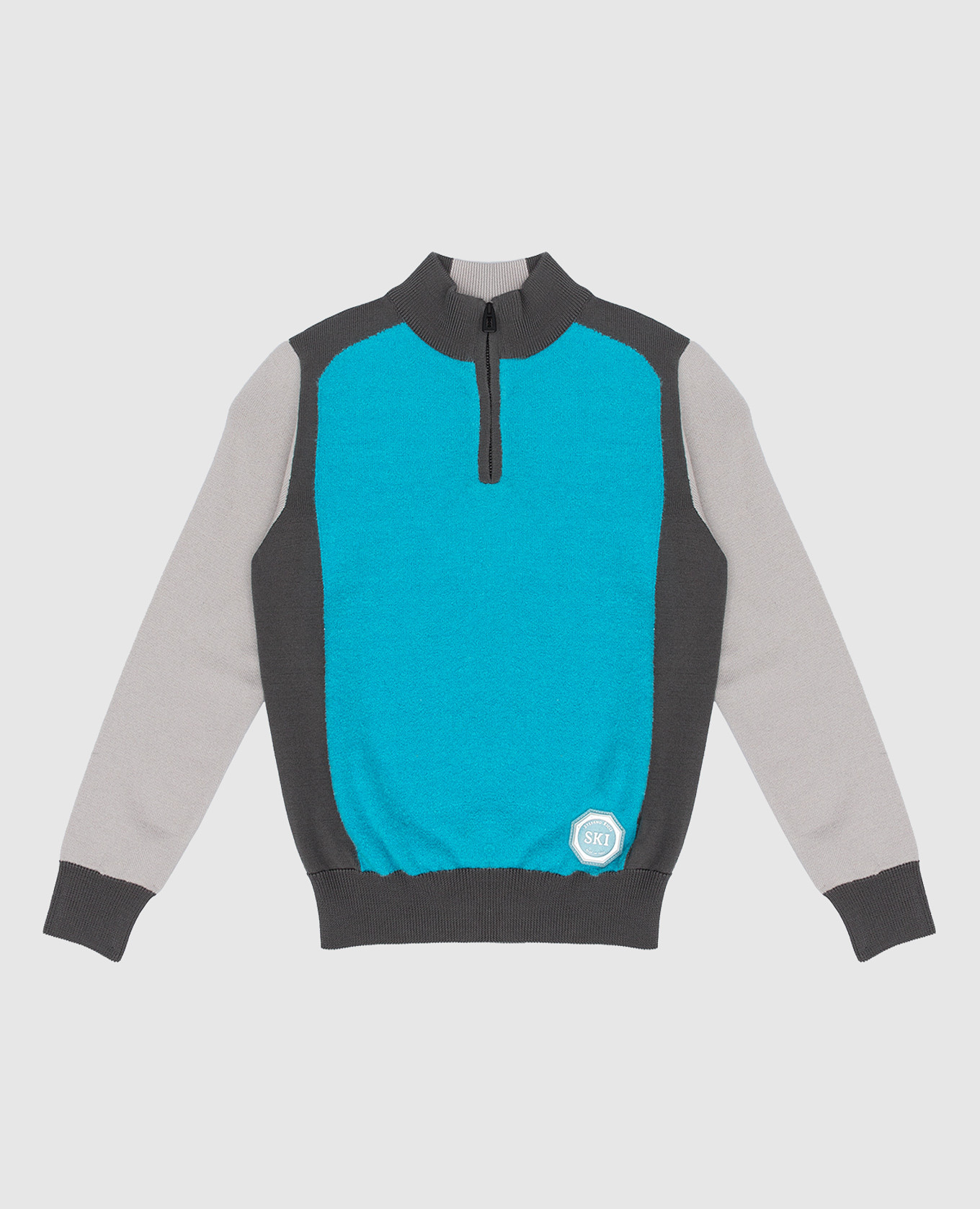 

Children's jumper with a logo patch Stefano Ricci, Light blue