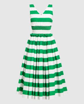 Dolce&Gabbana Striped midi dress F6D2STHS5HT