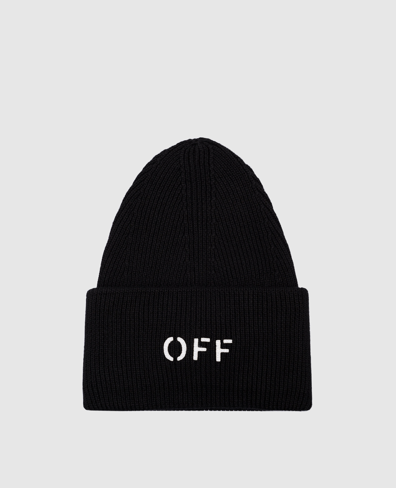 

Black cap with logo Off-White, Черный