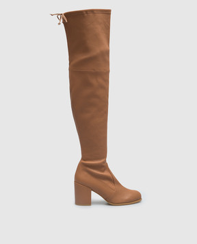 Stuart Weitzman Tieland brown suede boots S3356