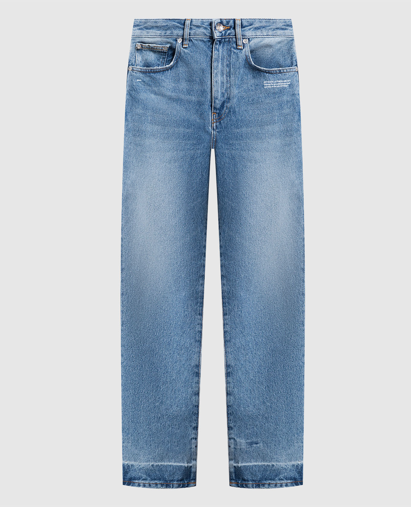 

Blue jeans with a distressed effect Off-White