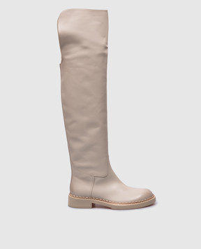 Santoni White striped boots WSAL70563BJ2TLGA