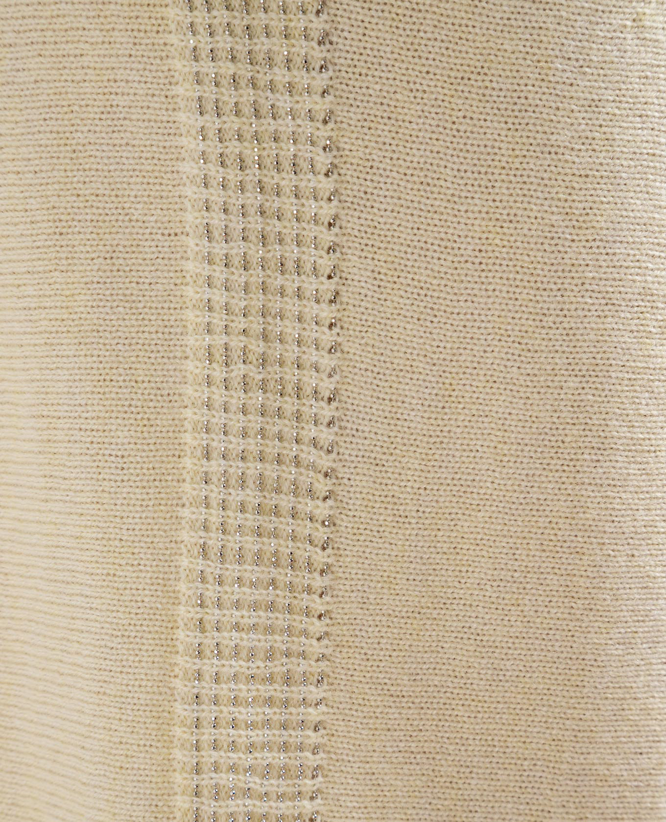 

Yellow wool, silk and cashmere trousers with monil chain Peserico
