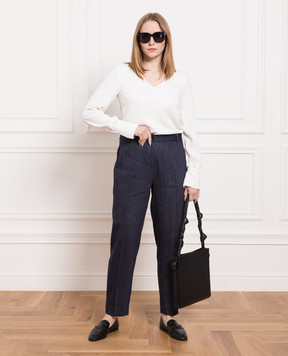 Marina Rinaldi Blue striped pants REGIO