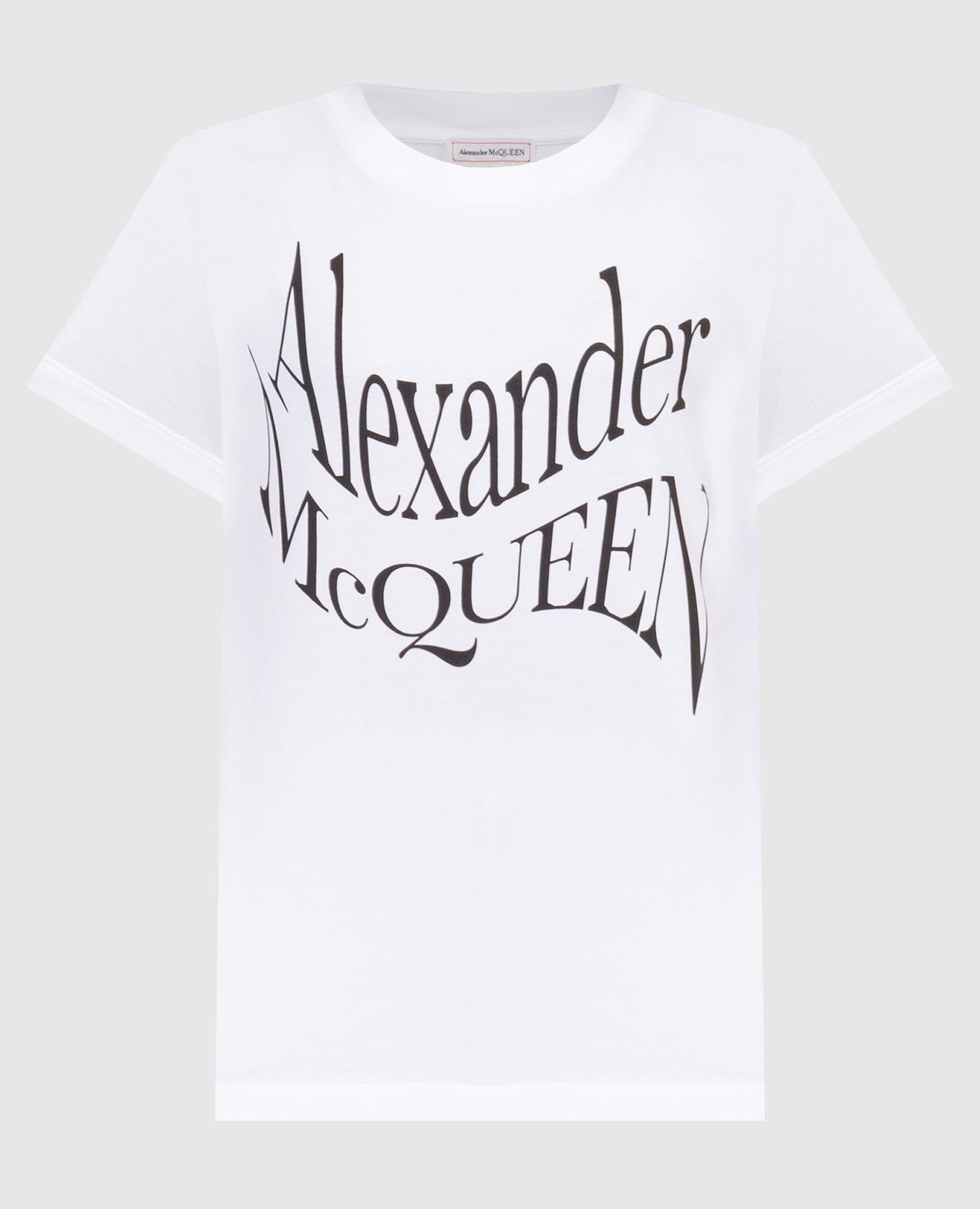 Ieftin Alexander McQueen White t-shirt with logo print