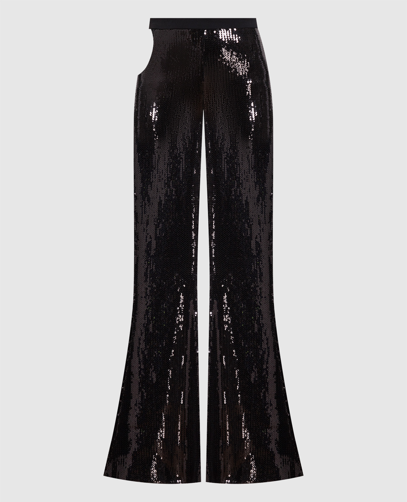 Black pants with sequins David Koma