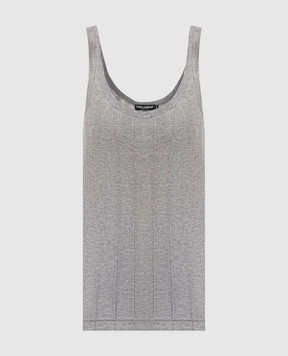 Dolce&Gabbana Gray top F8K97TFU5LT