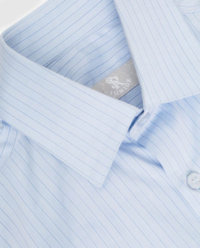 Stefano Ricci Children's blue striped shirt YC002317LJ1761