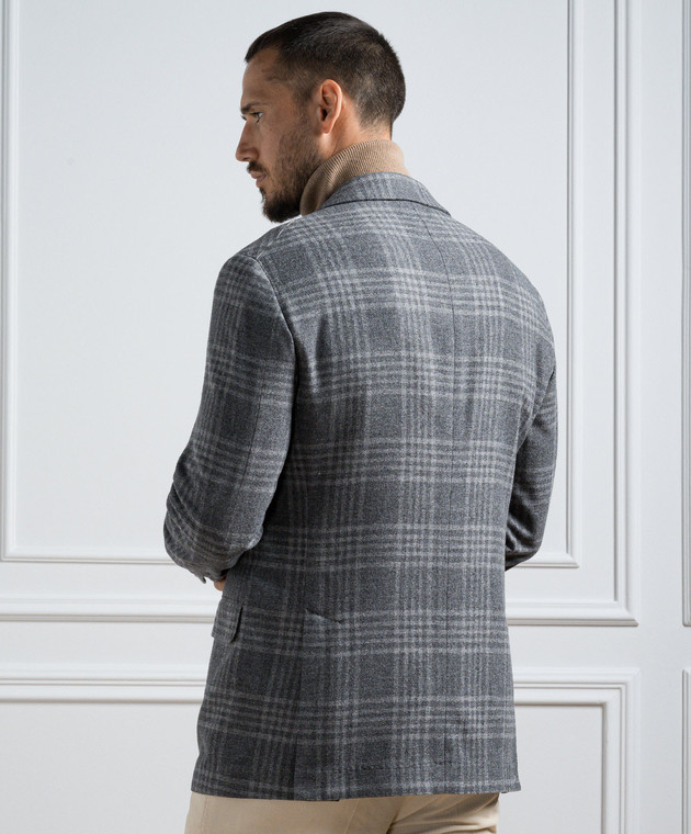 BRUNELLO CUCINELLI テーラード ブロックチェック N2778 BRUNELLO CUCINELLI テーラード ブロックチェック N2778 【公式通販】