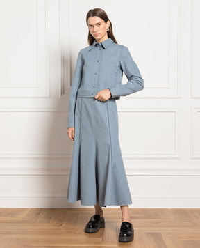 Gabriela Hearst Amy's blue skirt 4233140T112