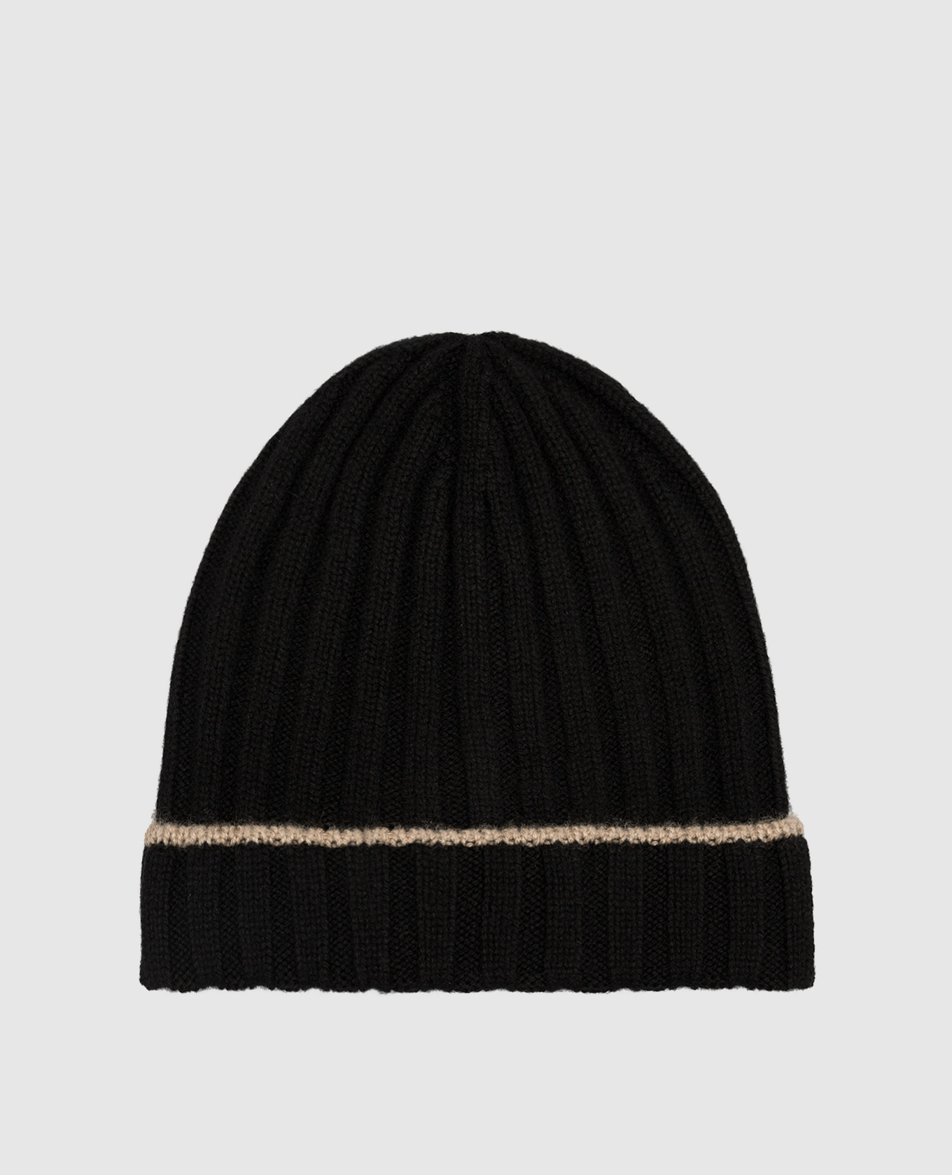 

Black cashmere hat Brunello Cucinelli, Черный