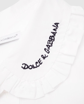 Dolce&Gabbana Children's white shirt with logo L55S83G7JJ2