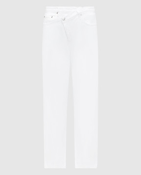 AGOLDE White jeans with an asymmetric cut Criss Cross A097B1183