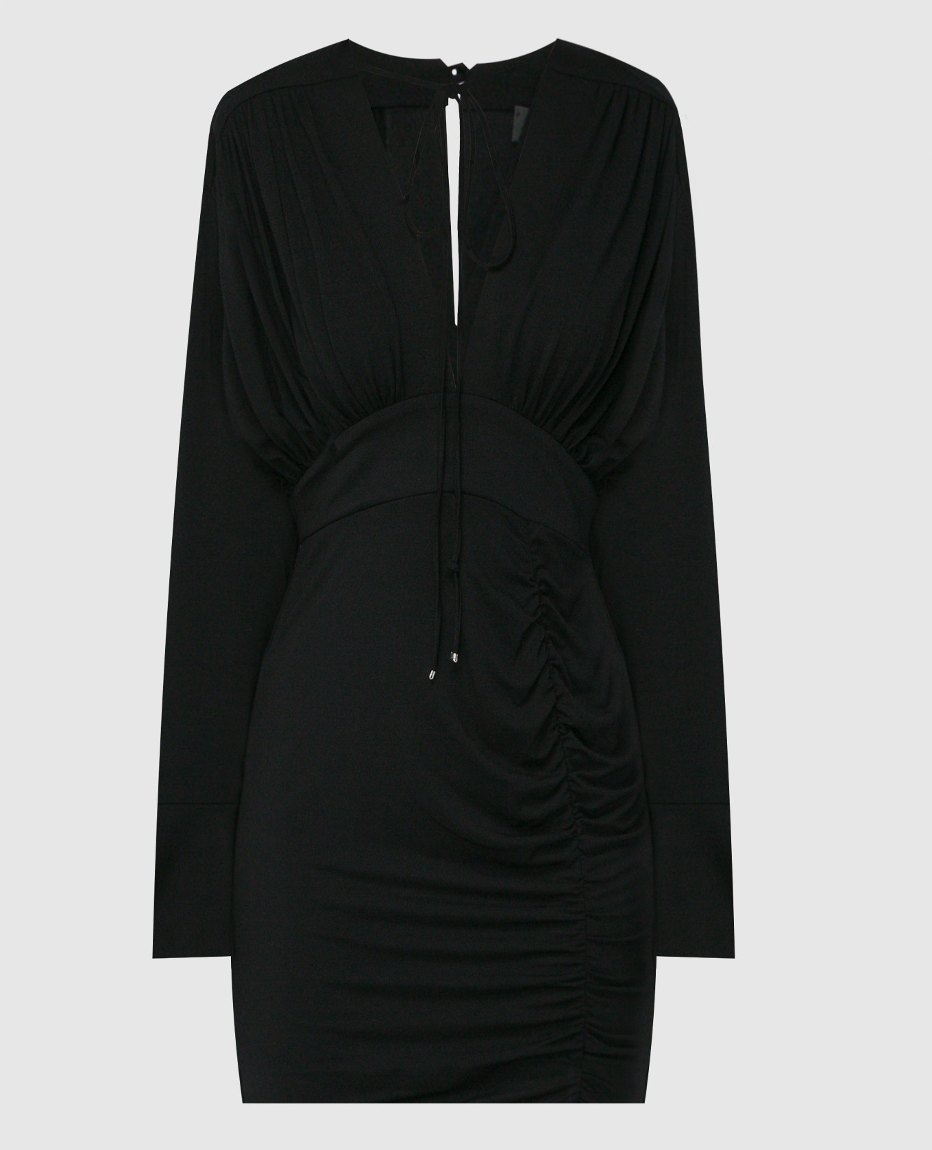 

Black dress with drapery Dondup, Черный