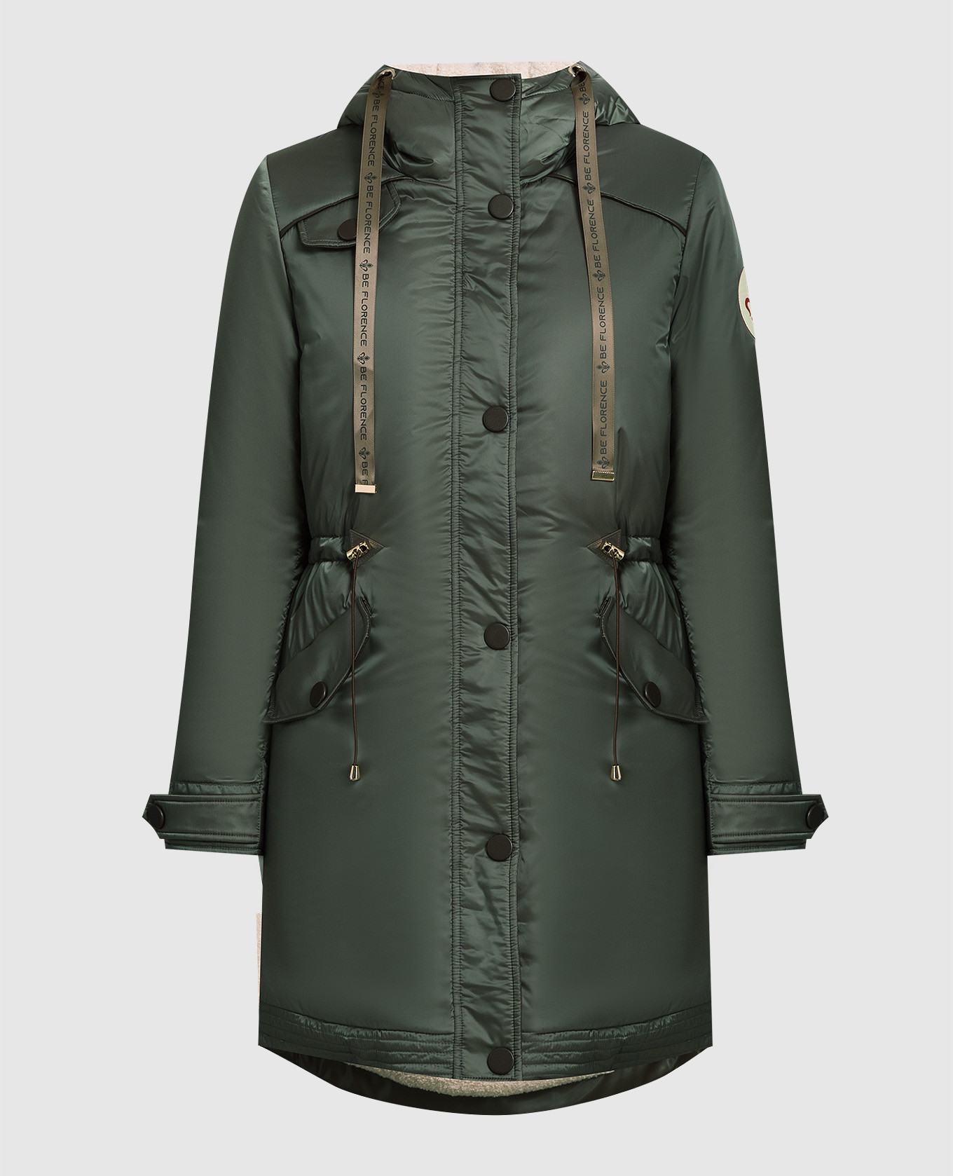 

Khaki parka Be Florence, Хаки