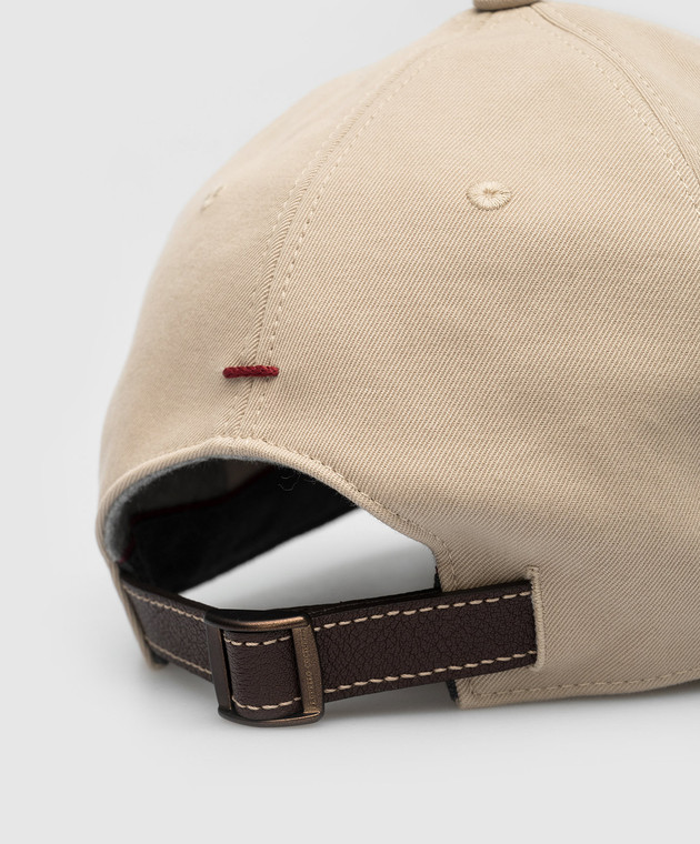 Brunello Cucinelli - Beige cap with logo M252D9992 - shop with