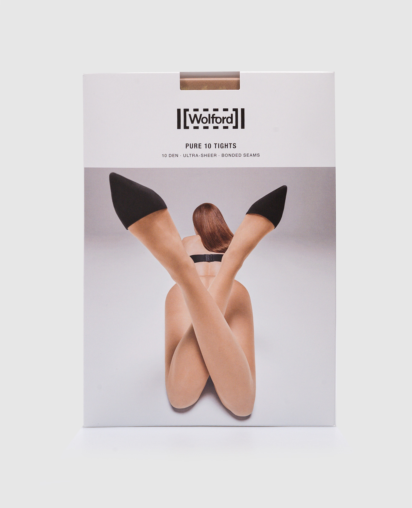 Pure10 den Ultra Sheer brown tights Wolford