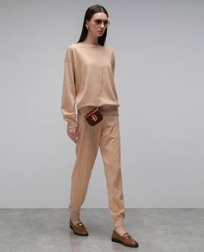 Ballantyne Beige wool joggers B1T06112WE4