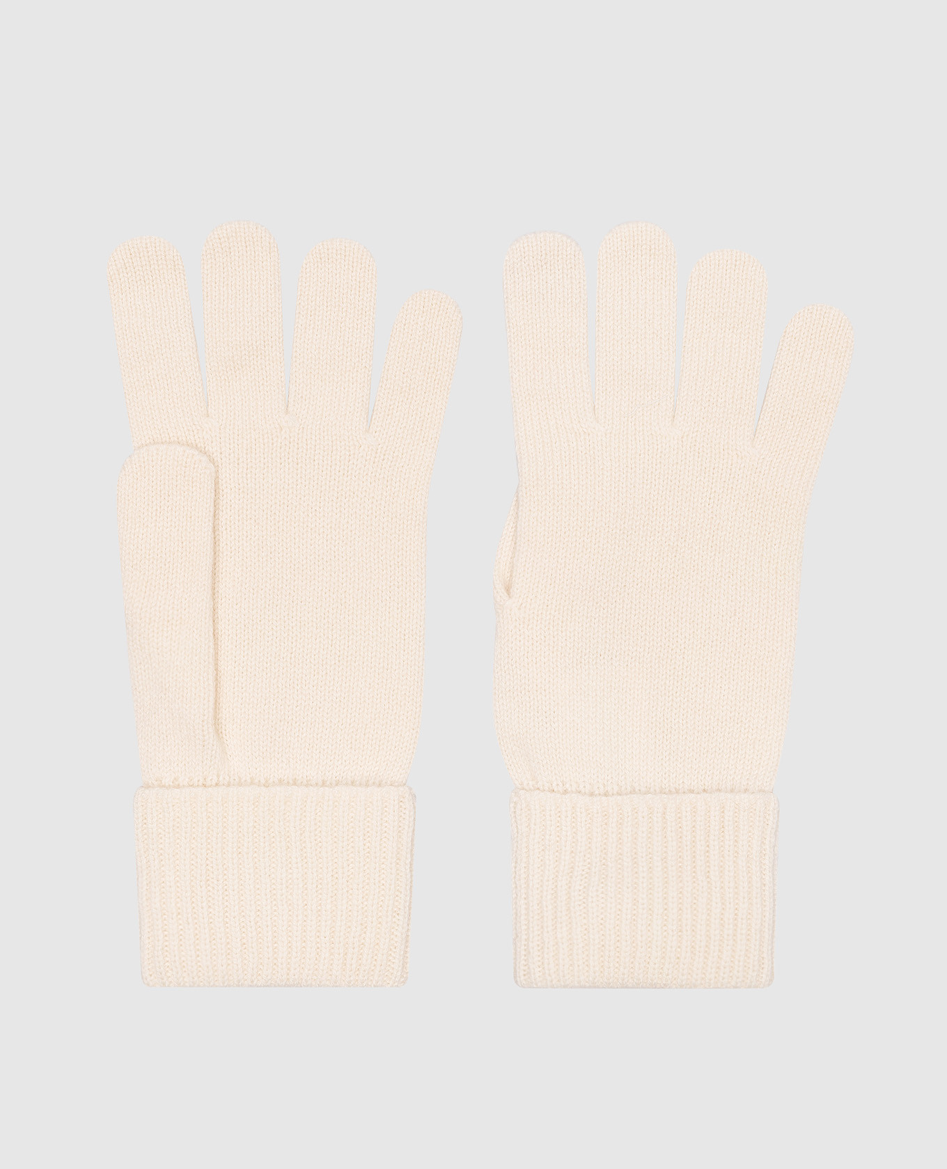 

White cashmere gloves Woolrich