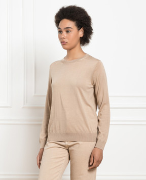 Babe Pay Pls Beige wool, silk and cashmere jumper MD9441318410R