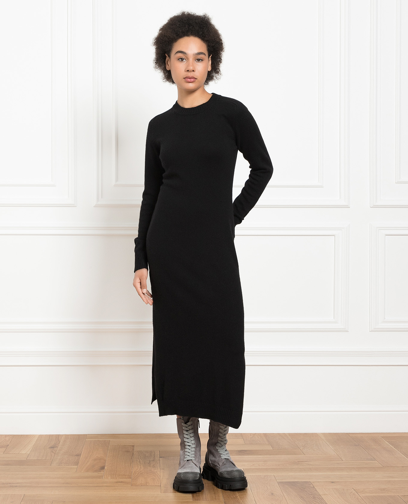 Black cashmere dress Babe Pay Pls 2