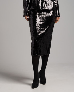 Theory Black skirt with sequins N1005304