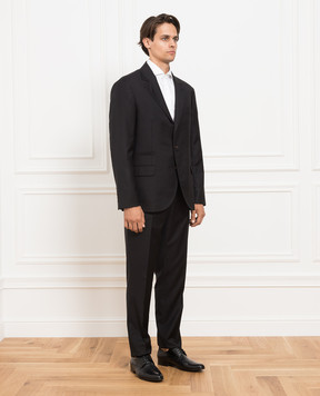 Brunello Cucinelli Black wool suit MF4597BTZ