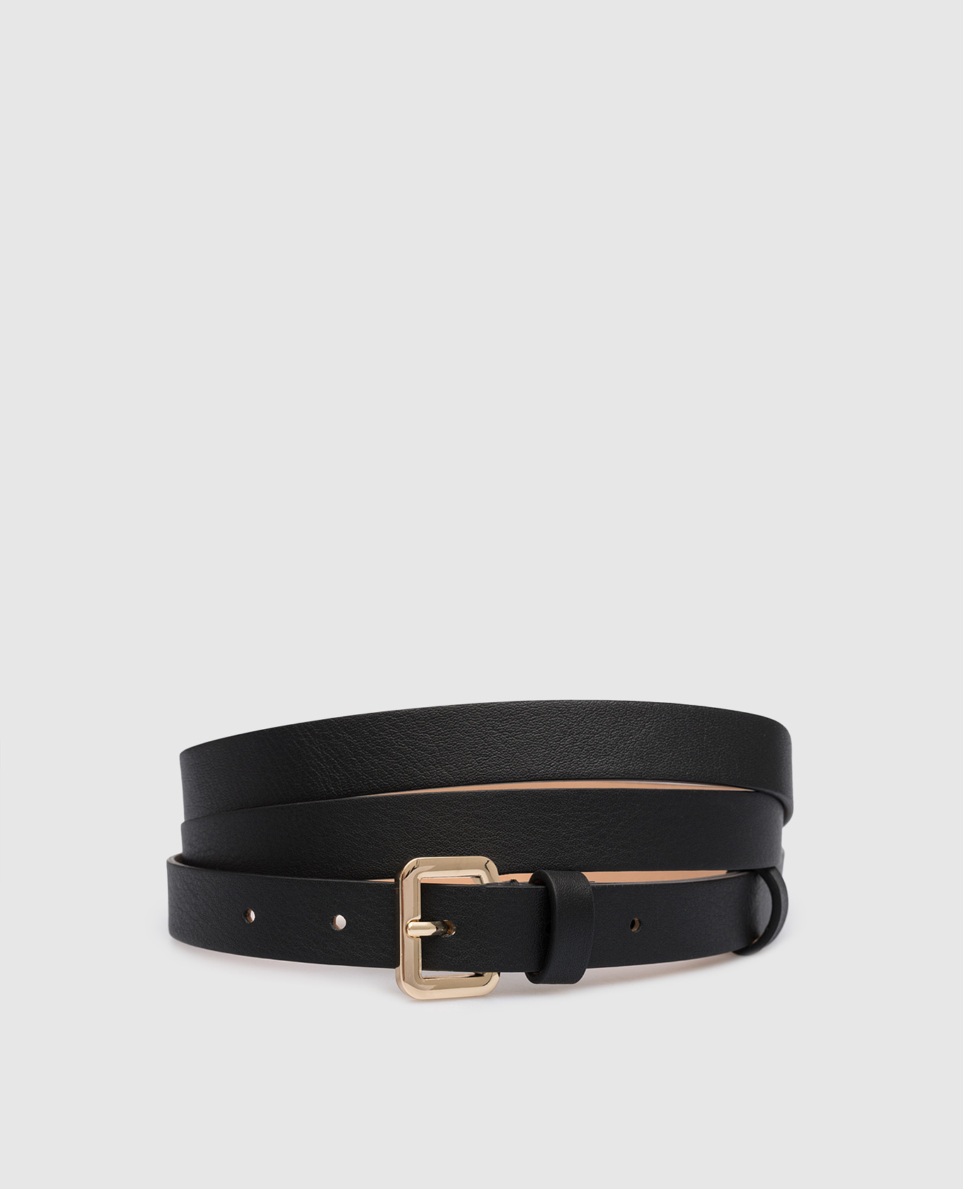 Max Mara - Black leather belt MALAGA MALAGA - shop with