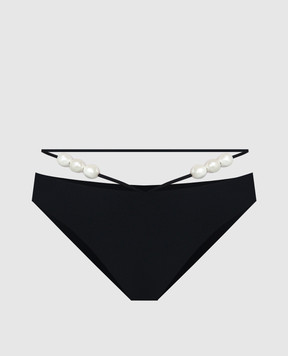 Magda Butrym Black panties from a swimsuit with beads SWIMBOTTOM03896424