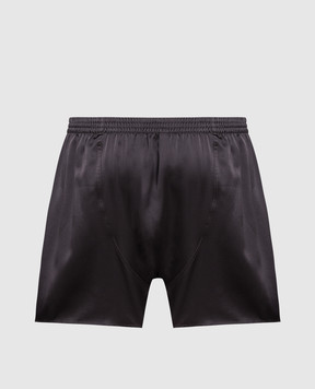 Zimmerli Black silk boxer briefs 600075134