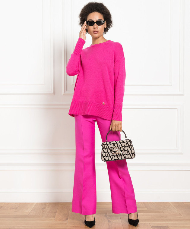Valentino pink sweater hotsell