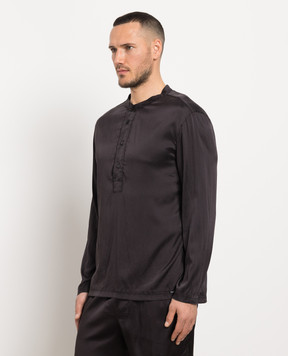 Tom Ford Black silk pajama shirt T4H161010