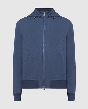 Enrico Mandelli Blue melange sports jacket A6L5135126