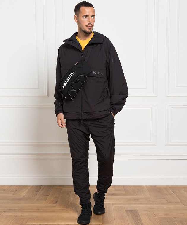 Moncler Grenoble - Black logo Foret jacket 1A00011539M3 - shop