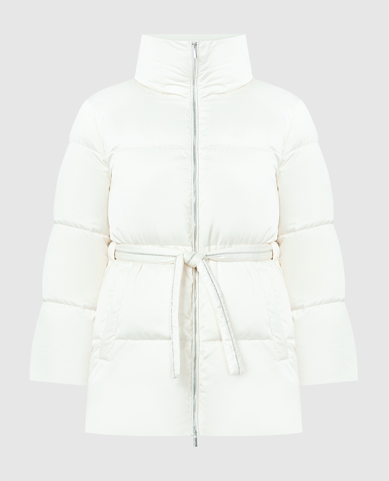 

White down jacket with monil chain Peserico, Белый