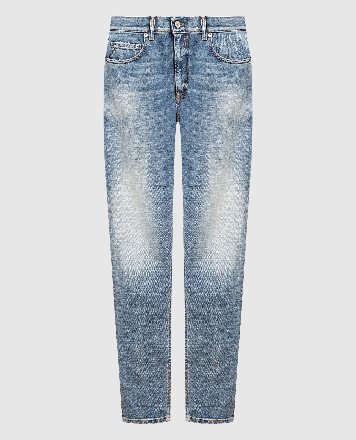 

Blue jeans with a distressed effect Dondup, Light blue