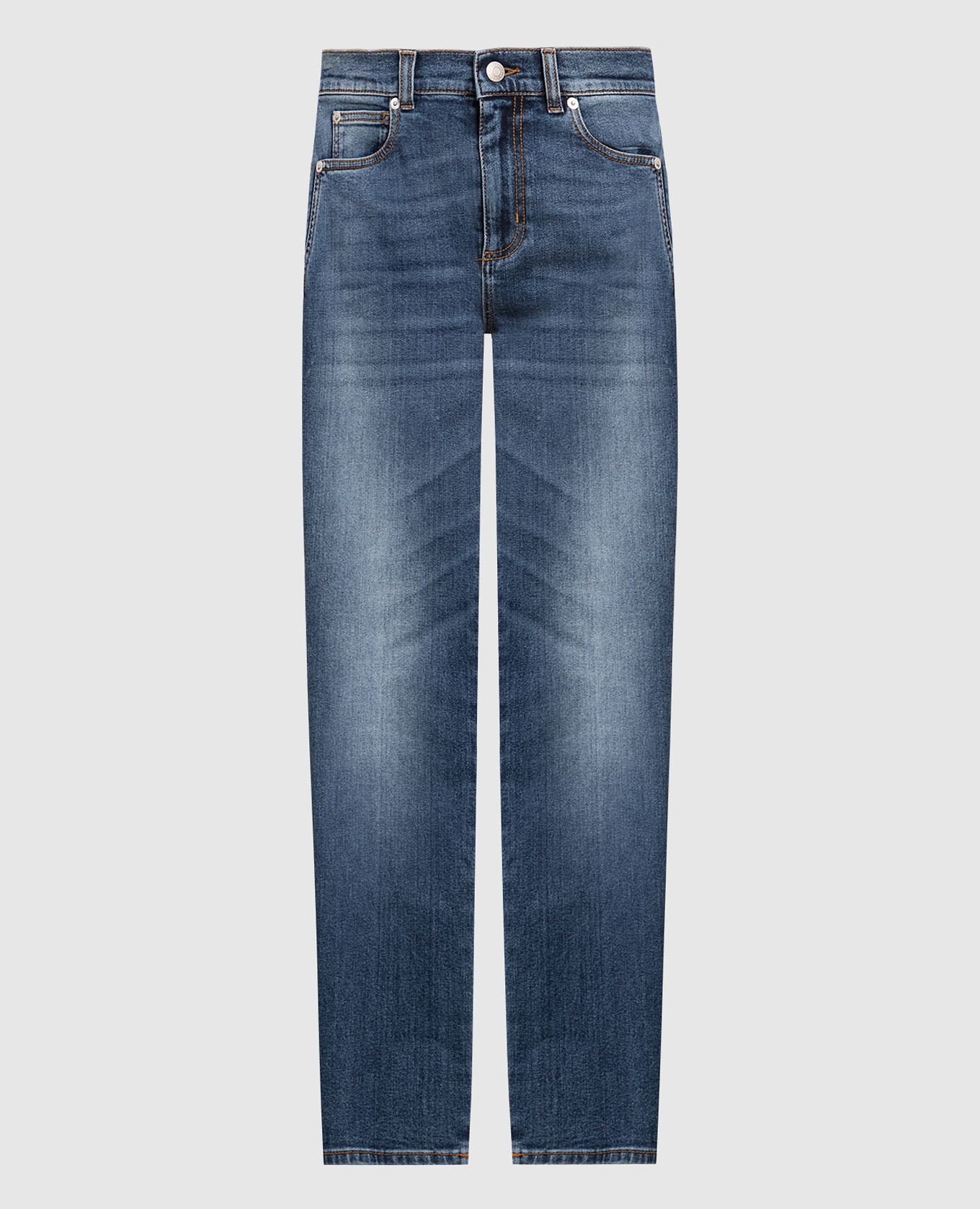

Blue jeans with a distressed effect Alexander McQueen
