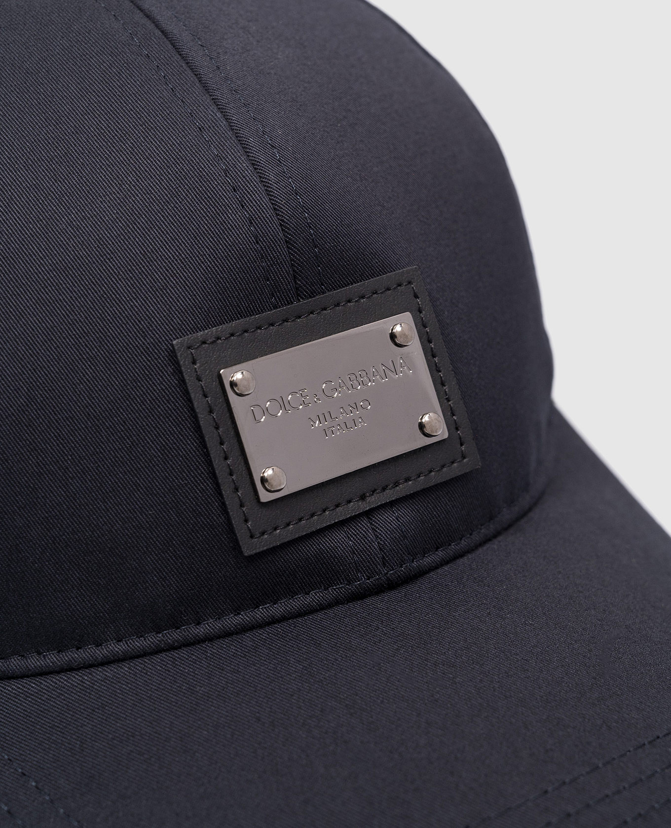 

Blue cap with logo patch Dolce&Gabbana